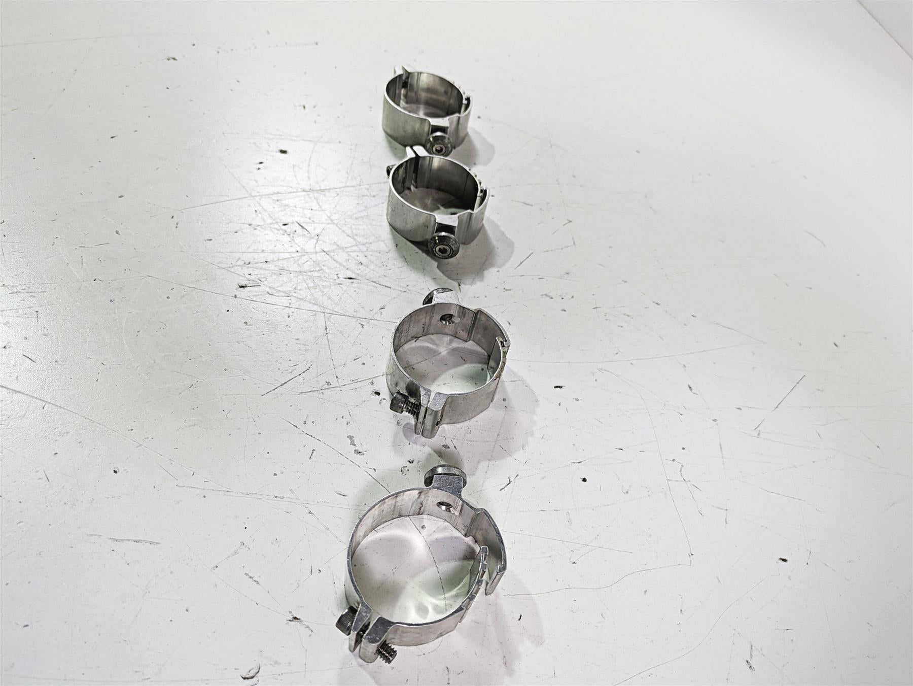 2002 Honda VTX1800 Retro Wind Shield Windscreen Mount Clamp Set {{ shop.shopifyCountryName }} - Mototech271