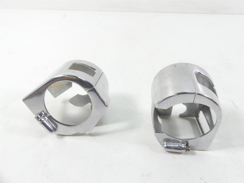 2004 Yamaha XV1700 Road Star Warrior Chrome Control Switch Cover Set {{ shop.shopifyCountryName }} - Mototech271