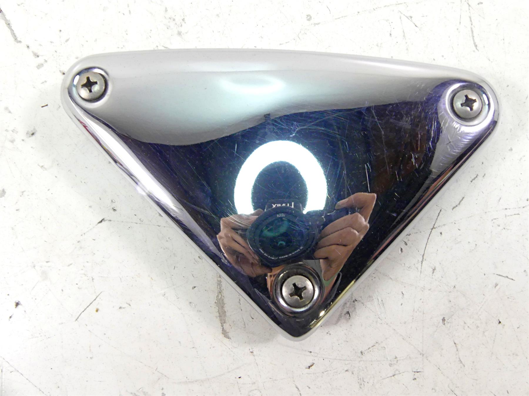 1997 Harley Sportster XL1200 C Chrome Ignition Side Cover Fairing 66325-82 {{ shop.shopifyCountryName }} - Mototech271