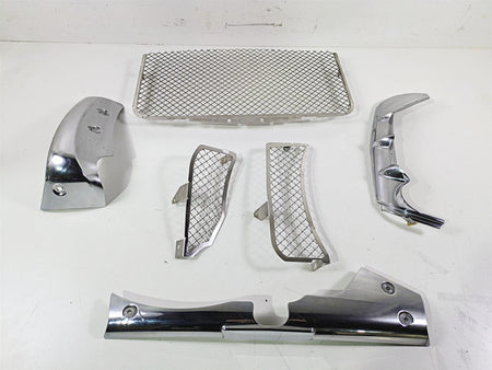 2006 Triumph Rocket 3 Radiator Chrome Radiator Cover Set T2108413 T2108414 {{ shop.shopifyCountryName }} - Mototech271