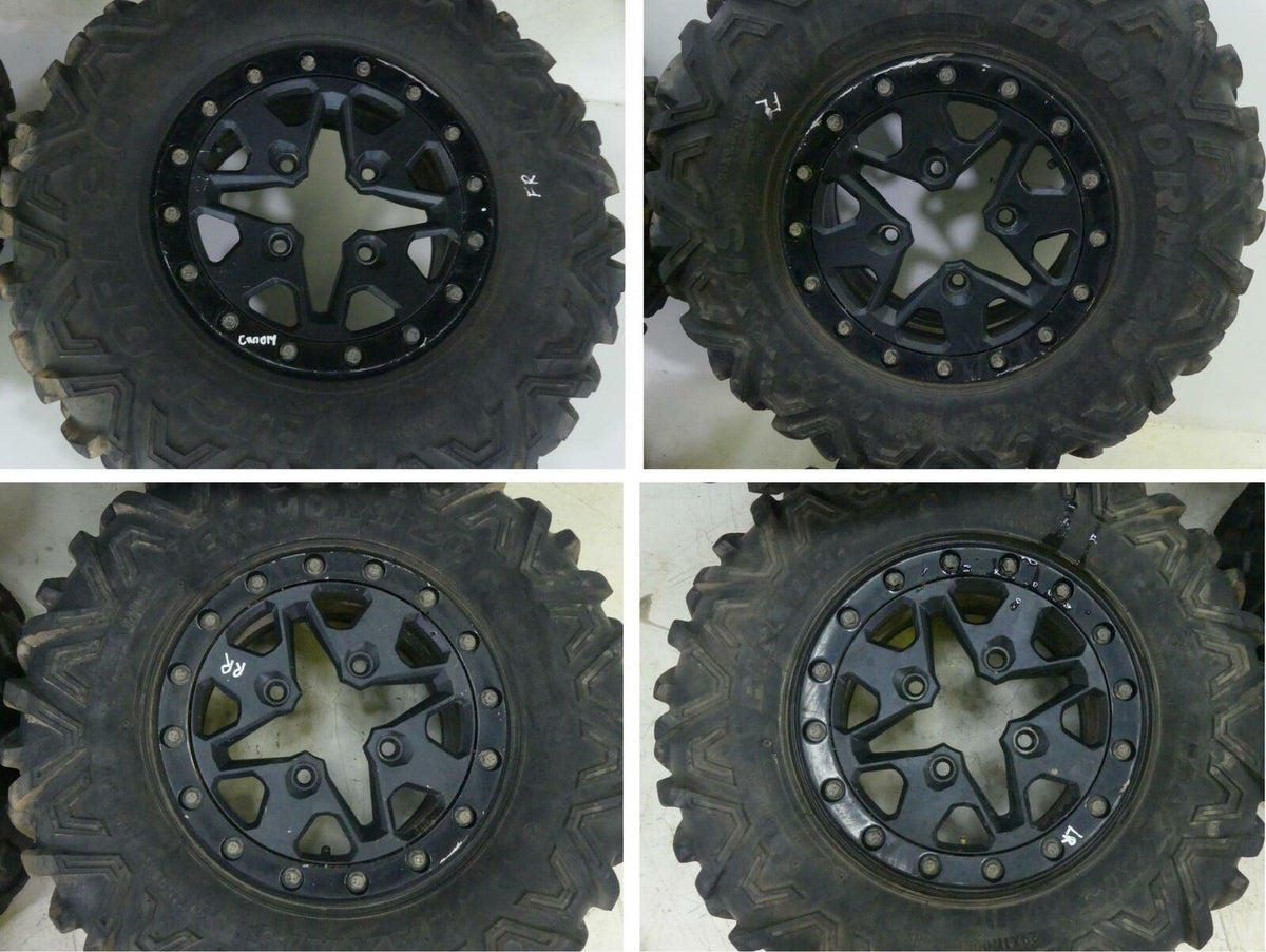 2018 Can Am Maverick X3 X DS Turbo R Front Rear Maxxis Wheel Tire Set 705402081 {{ shop.shopifyCountryName }} - Mototech271
