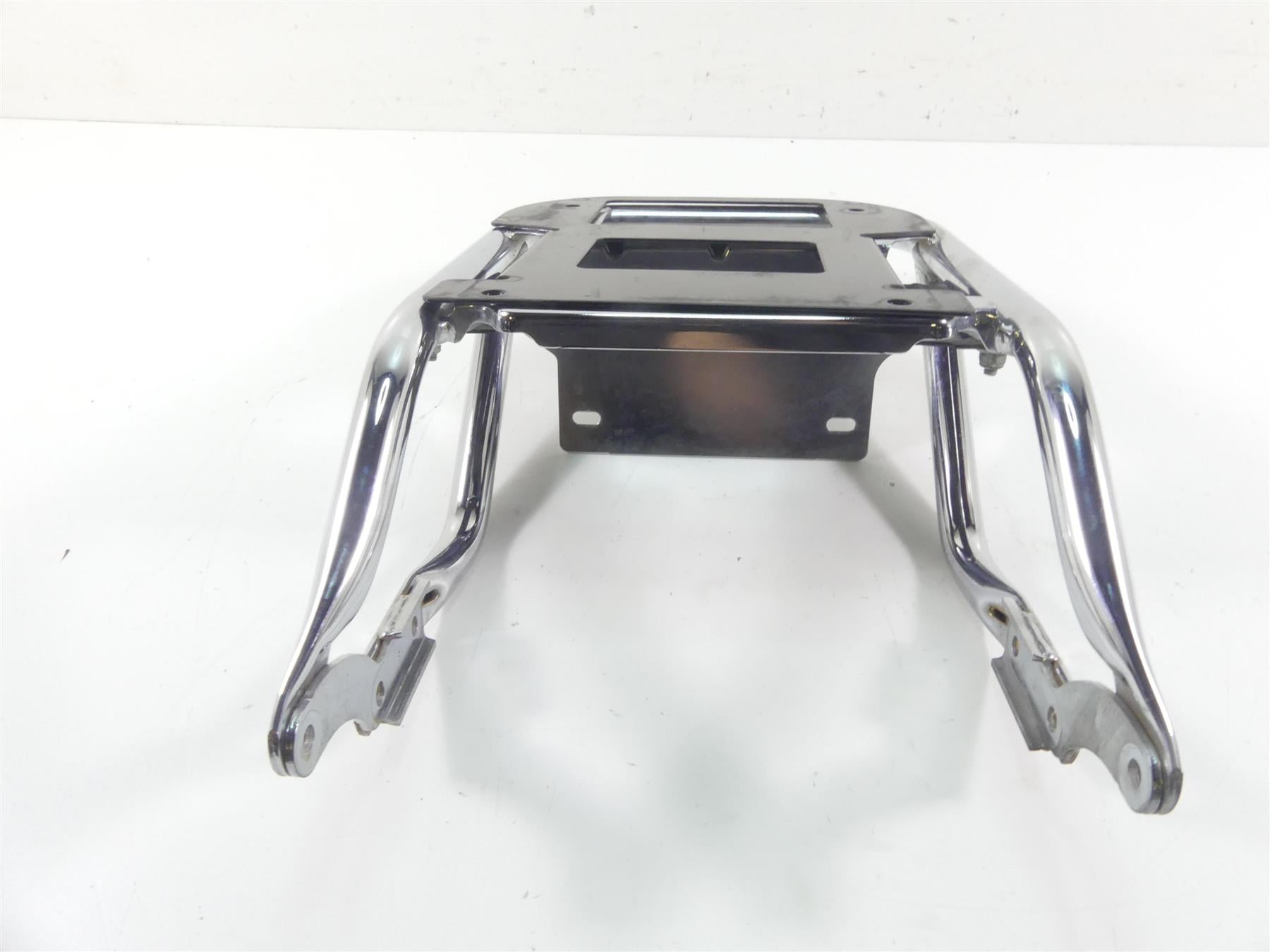 2009 Harley FLHTCU SE4 CVO E-Glide Rear Chrome Luggage Rack Trunk Mount 53411-09 {{ shop.shopifyCountryName }} - Mototech271
