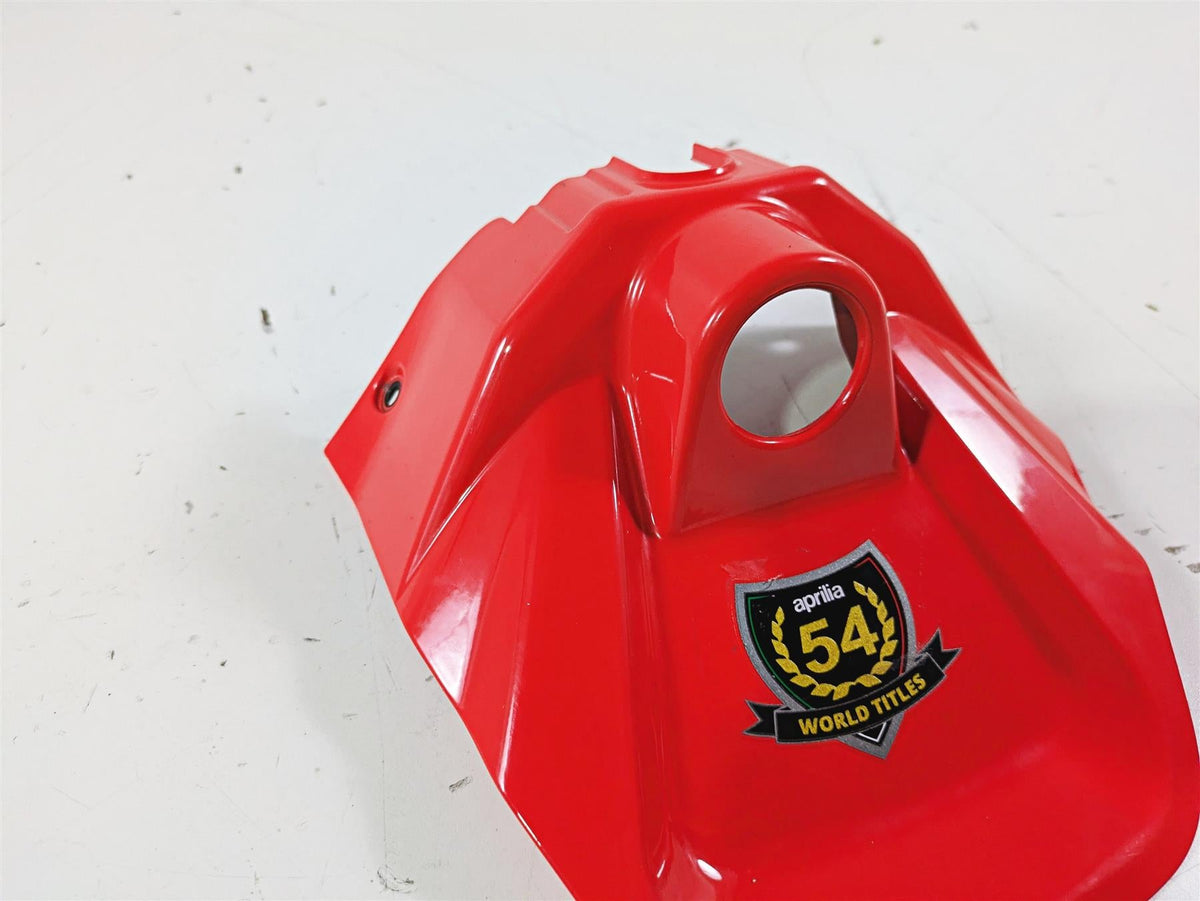 2021 Aprilia RS660 Upper Tank Red Ignition Switch Cover Fairing 2B006630 {{ shop.shopifyCountryName }} - Mototech271
