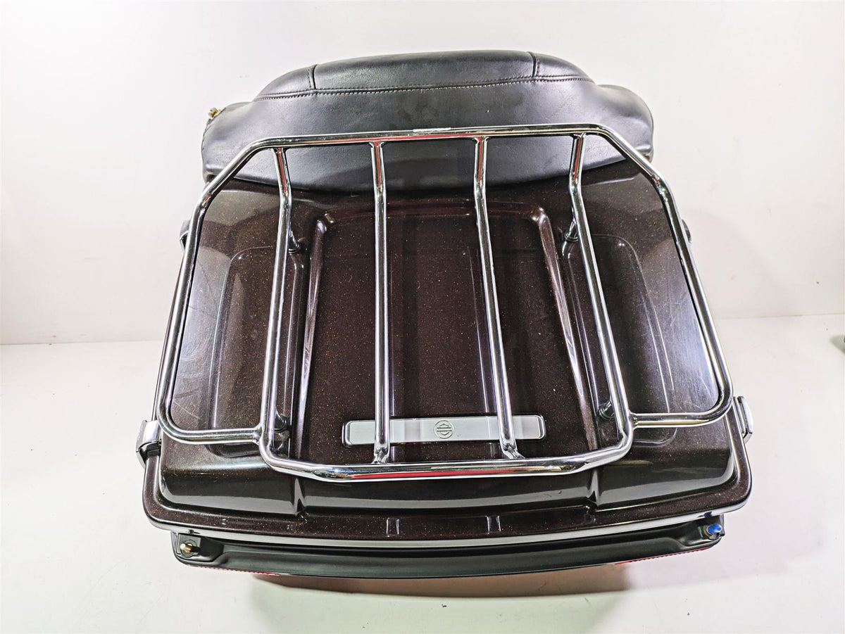 2010 Harley Touring FLHTK Electra Glide Rear Trunk Backrest + Mount Set 53128-09 {{ shop.shopifyCountryName }} - Mototech271
