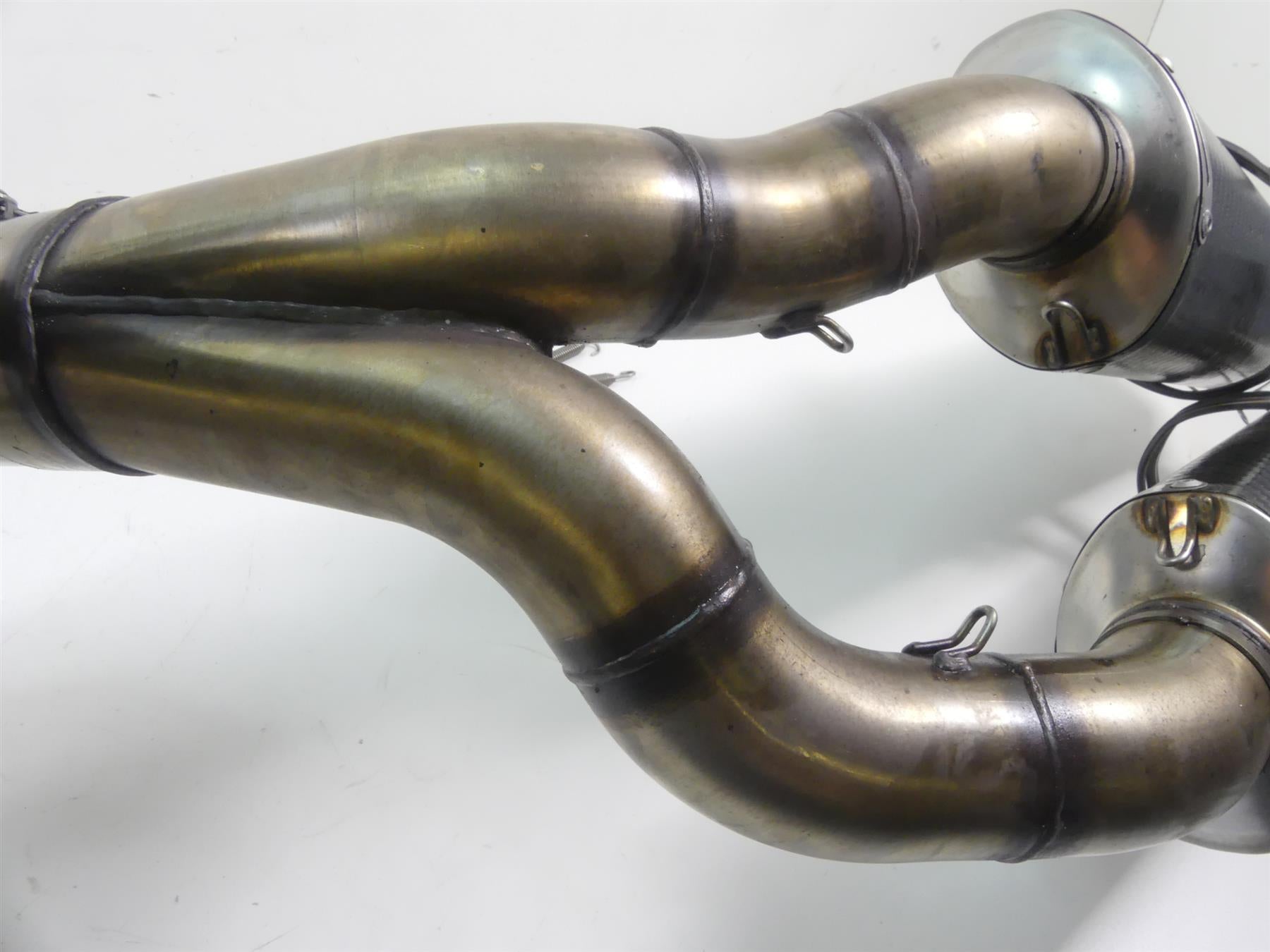 2008 Ducati 1098 S Termignoni Full 70mm Header Pipe Exhaust System 96117807B {{ shop.shopifyCountryName }} - Mototech271