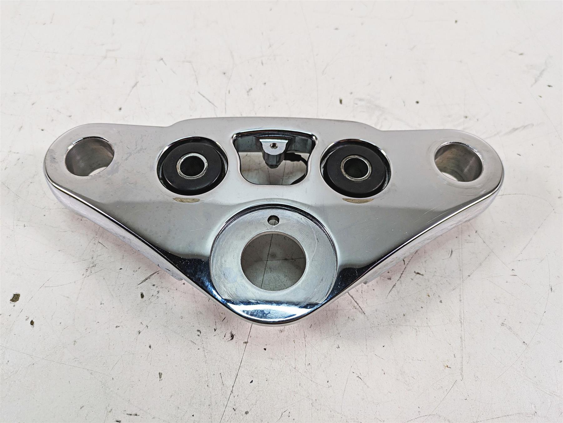 2009 Harley FXCWC Softail Rocker C Upper Triple Tree Steering Clamp 46637-08 {{ shop.shopifyCountryName }} - Mototech271
