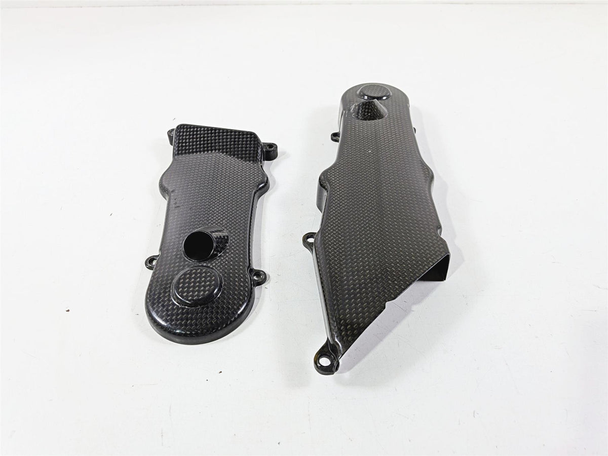 2009 Ducati Hypermotard 1100 S Carbon Fiber Timing Belt Cover 24510851A 24510861-Mototech271