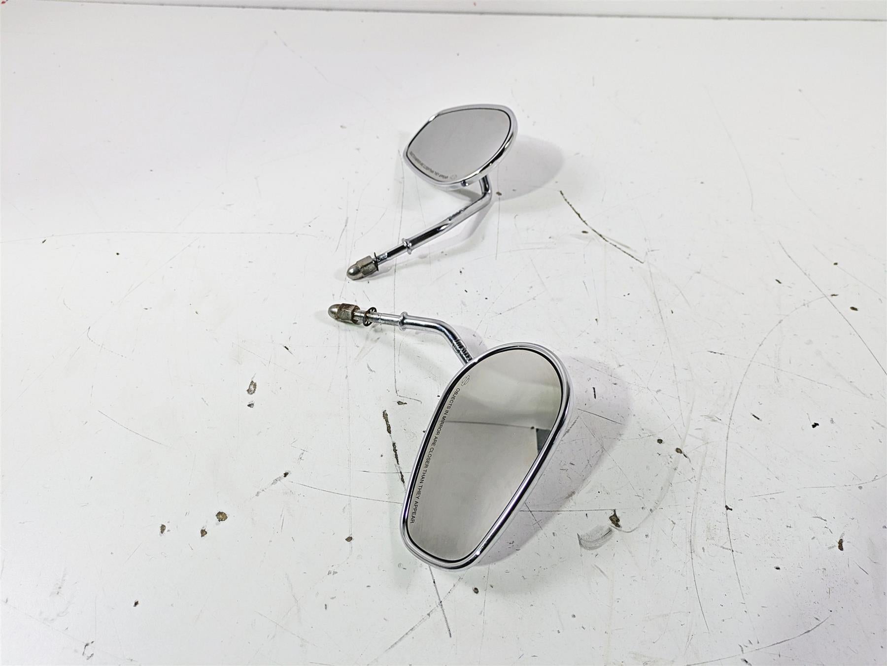 2016 Harley FLSTC Softail Heritage Chrome Rear View Mirror Set 91840-03 91845-03 {{ shop.shopifyCountryName }} - Mototech271