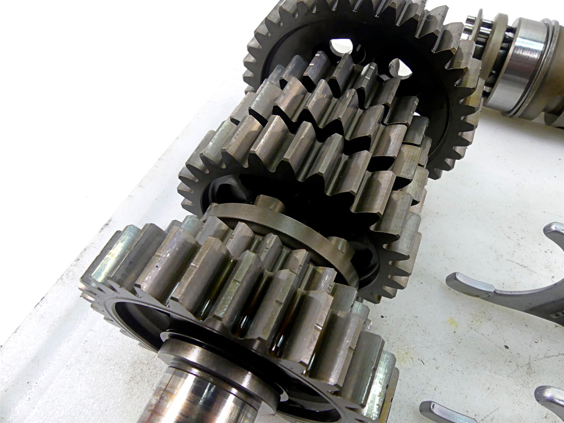 2012 Ducati Monster 1100 EVO Transmission Gears Shift Drum Fork Set 15020722A {{ shop.shopifyCountryName }} - Mototech271