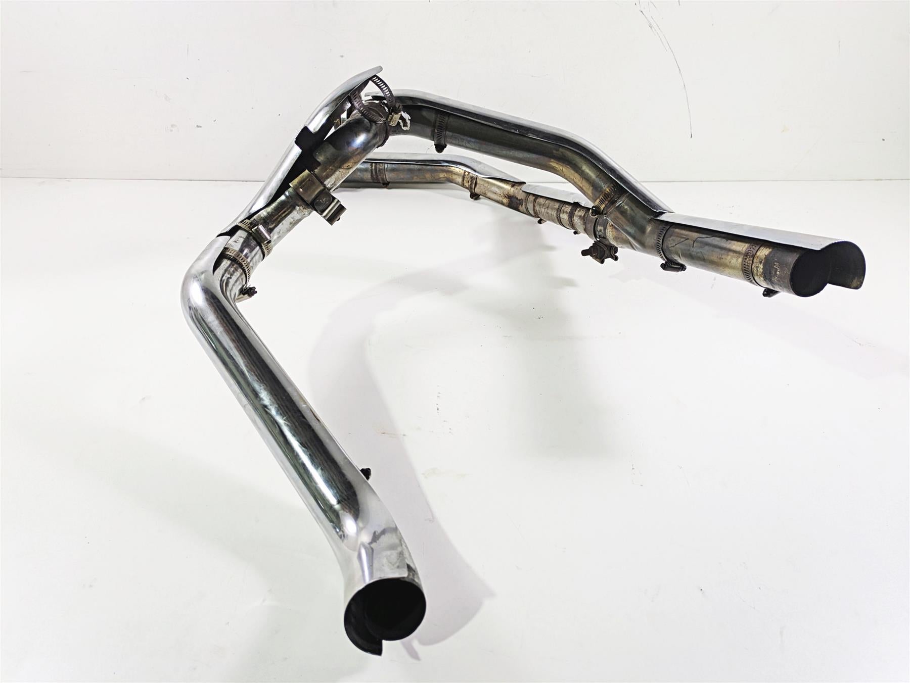 2005 Harley Touring FLHRI Road King Exhaust Pipe Headers CRACK 65621-99 65626-98 {{ shop.shopifyCountryName }} - Mototech271