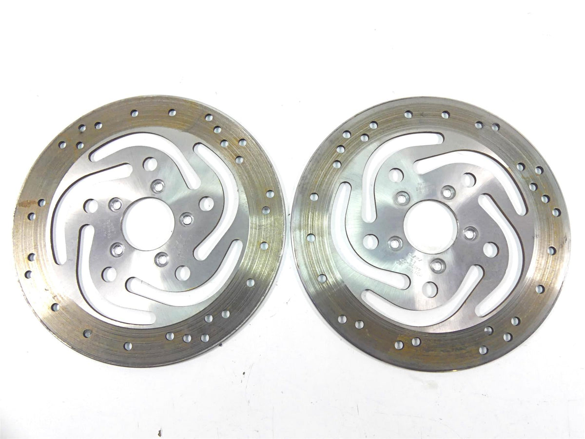 2004 Harley Touring FLHTCUI Electra Glide Front Brake Rotor Disc Set 44156-00 {{ shop.shopifyCountryName }} - Mototech271