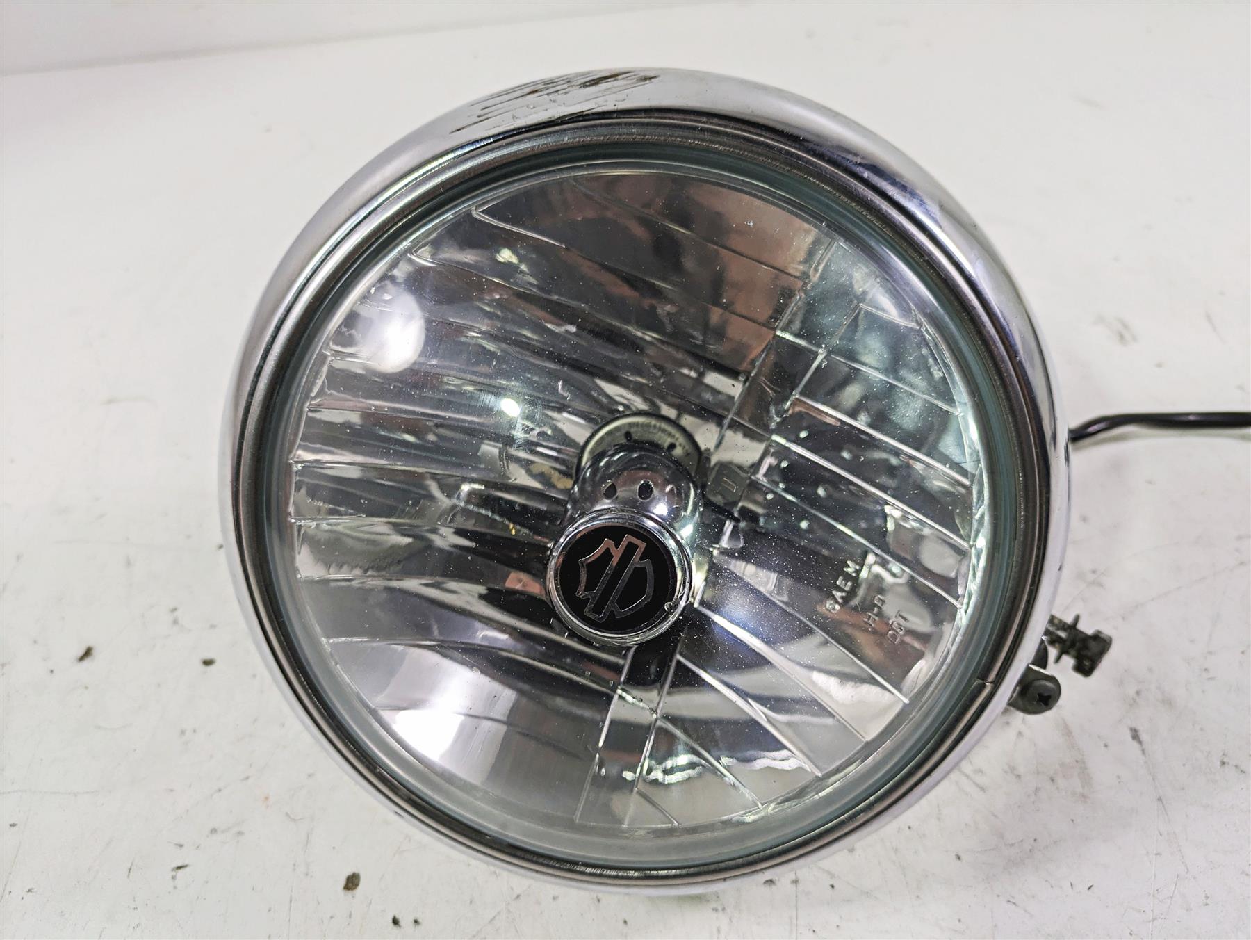 2005 Harley Softail FLSTFSE CVO Fat Boy Headlight Lamp & Bracket -Read 67903-00A {{ shop.shopifyCountryName }} - Mototech271