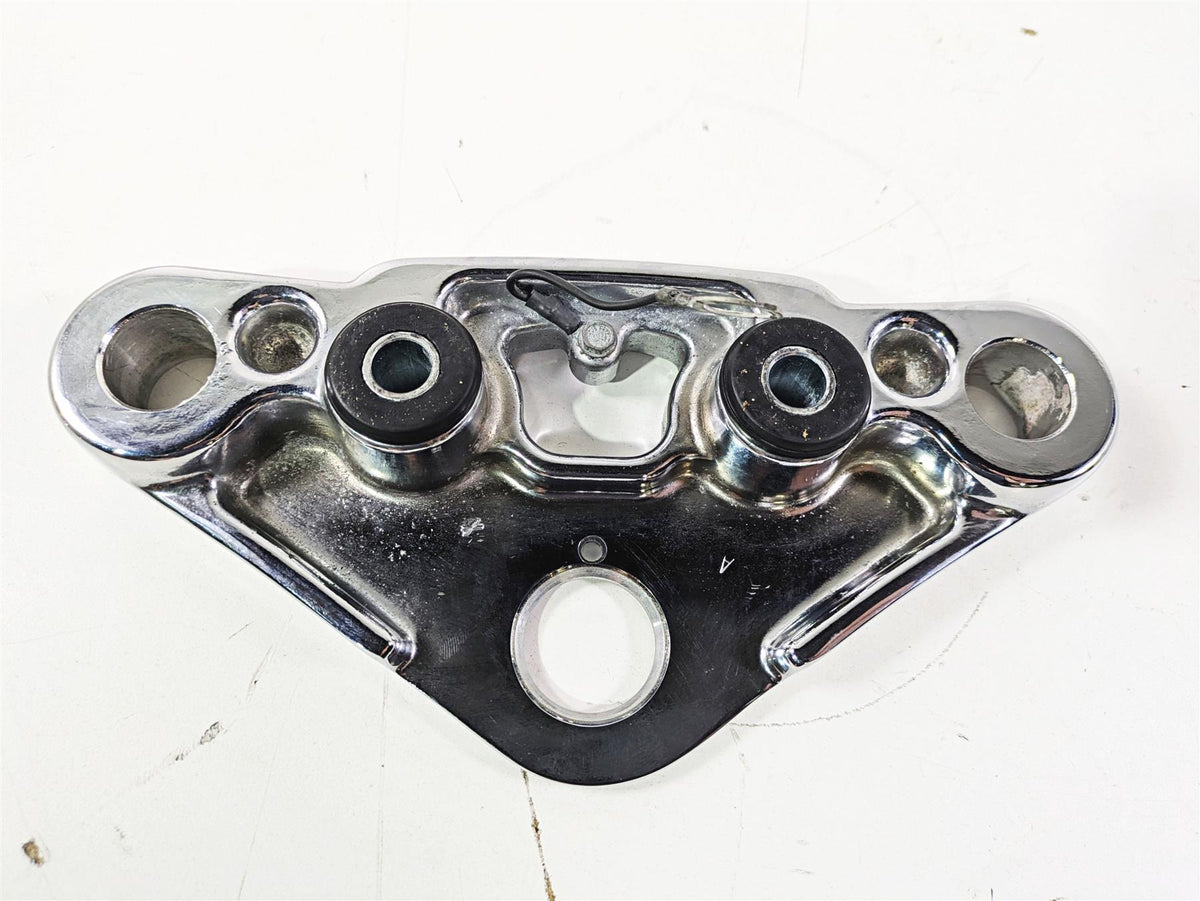 2009 Harley FXCWC Softail Rocker Upper Triple Tree Steering Clamp 49mm 46637-08 {{ shop.shopifyCountryName }} - Mototech271