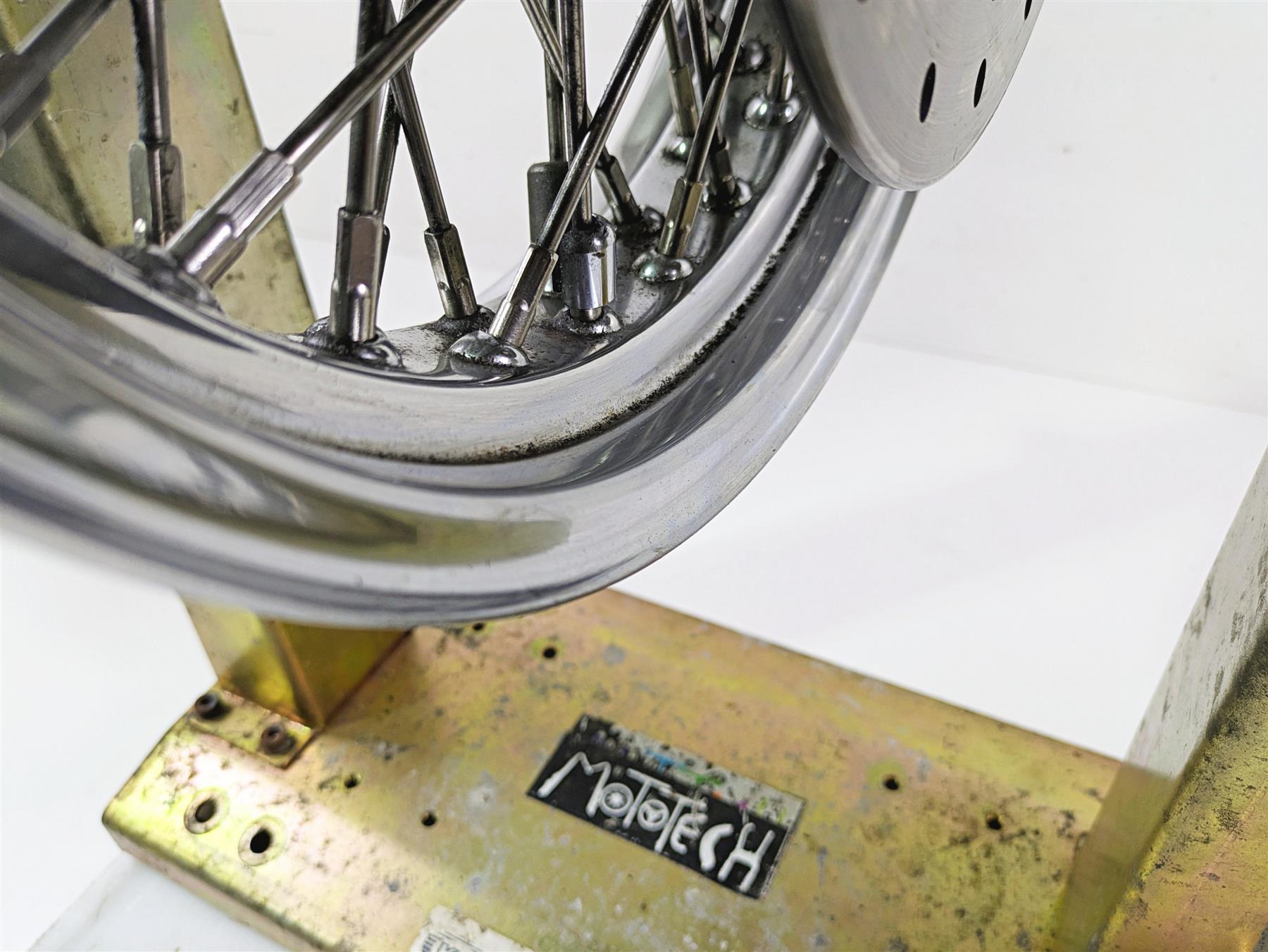2002 Indian Spirit Deluxe Spoke Rear Wheel Rim Rotor 16x3.5 1.5mm Runout 21-970 {{ shop.shopifyCountryName }} - Mototech271