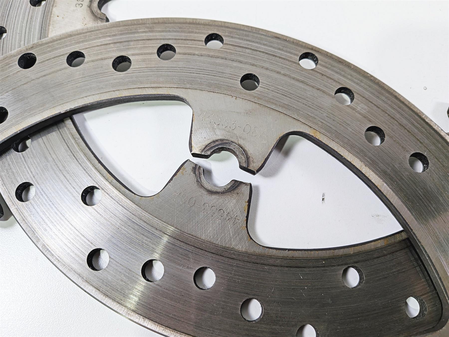 2014 Harley FXDL Dyna Low Rider Front Brake Disc Rotor Set 44553-06 {{ shop.shopifyCountryName }} - Mototech271