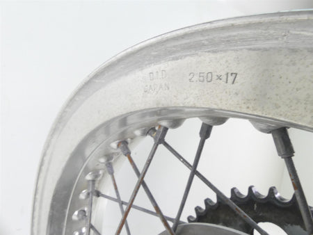 1977 Honda CB750 A Four Hondamatic Rear 2.5x17 Wheel Rim -Read 42701-371-003 {{ shop.shopifyCountryName }} - Mototech271