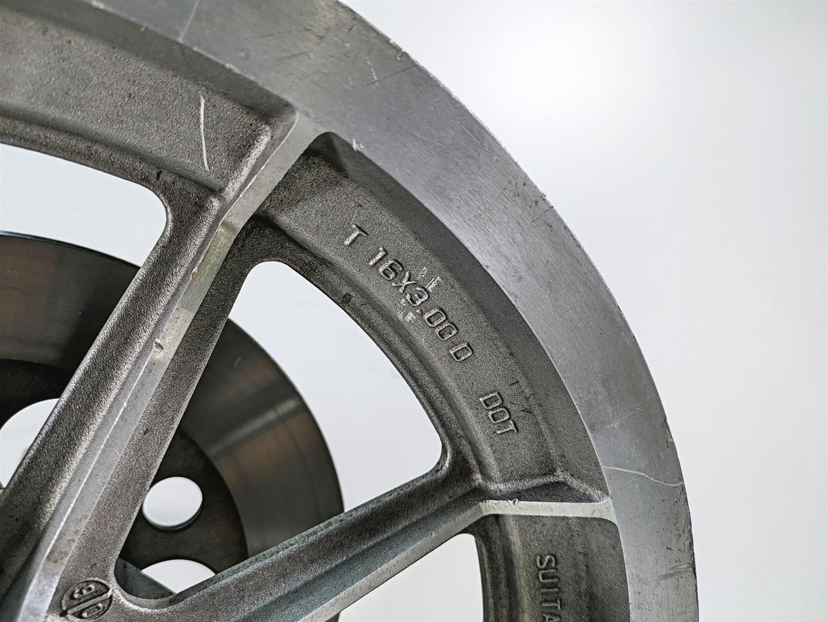 1990 Harley Sportster XLH883 XL883 16x3 9 Spoke Rear Wheel Rim 40983-86 {{ shop.shopifyCountryName }} - Mototech271
