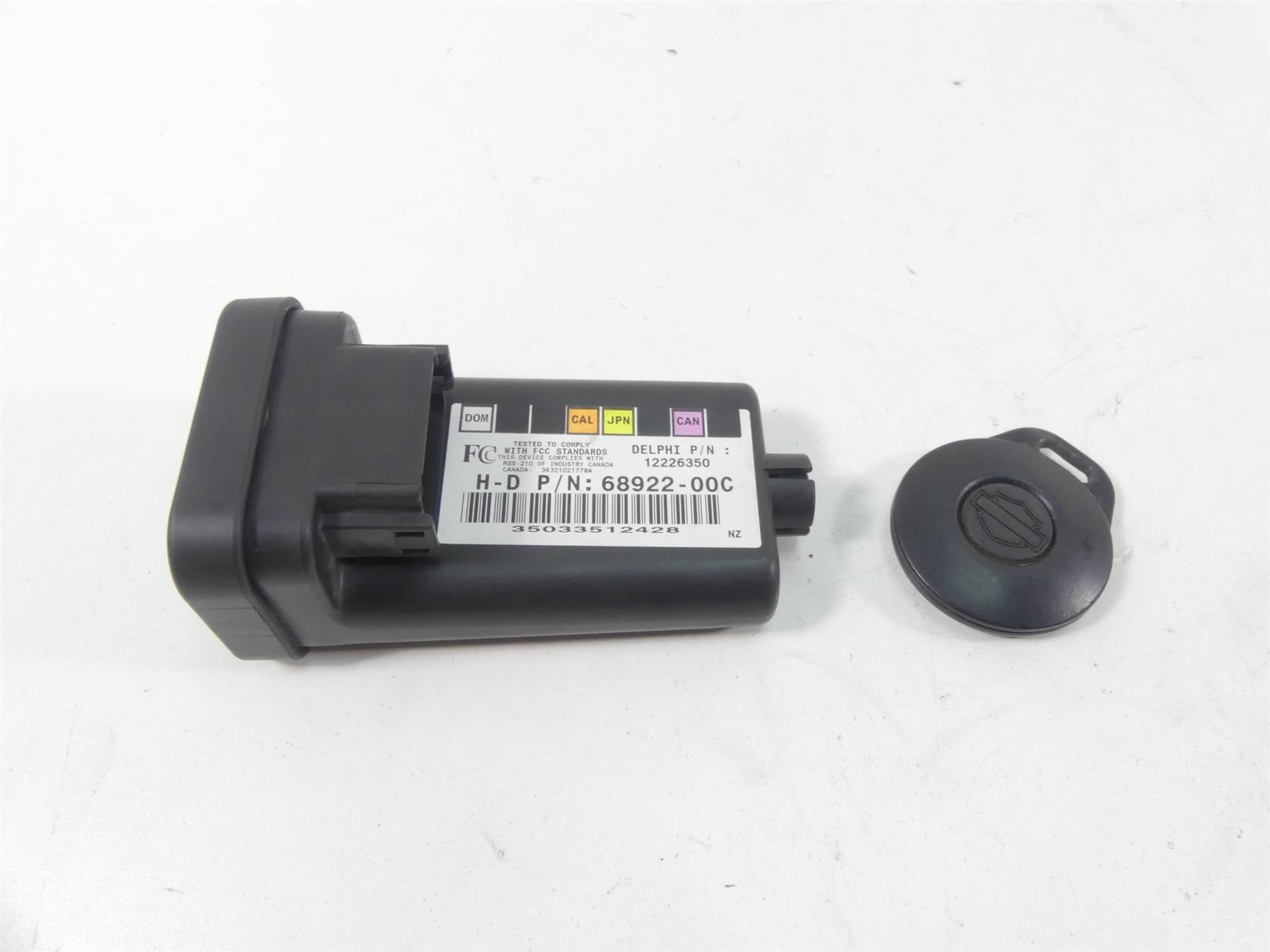 2004 Harley FLHTC SE CVO Electra Glide Tssm Turn Signal Security Fob 68922-00 {{ shop.shopifyCountryName }} - Mototech271