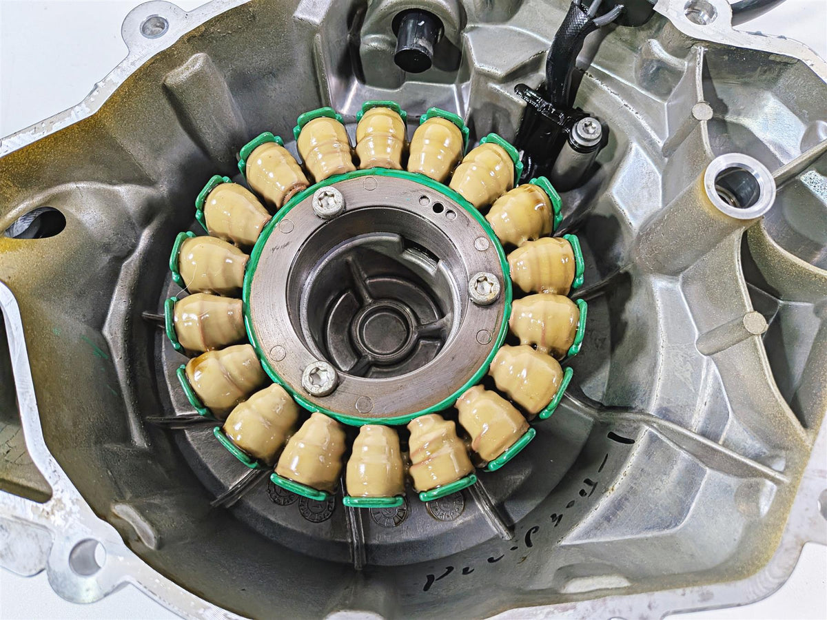 2023 BMW F850GS K81 Stator Alternator Generator & Left Cover Set 11148406702 {{ shop.shopifyCountryName }} - Mototech271