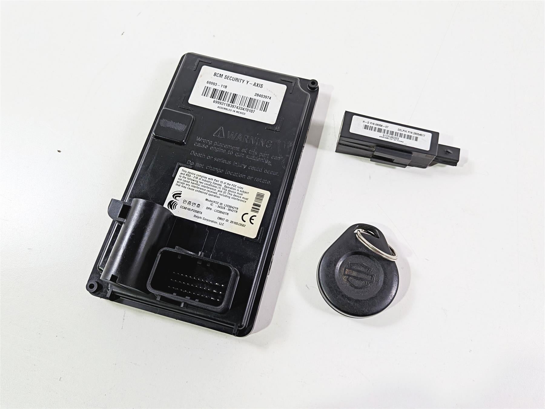 2014 Harley FXSB Softail Breakout Bcm Security Y-Axis Module & Fob Set 69993-11B-Mototech271