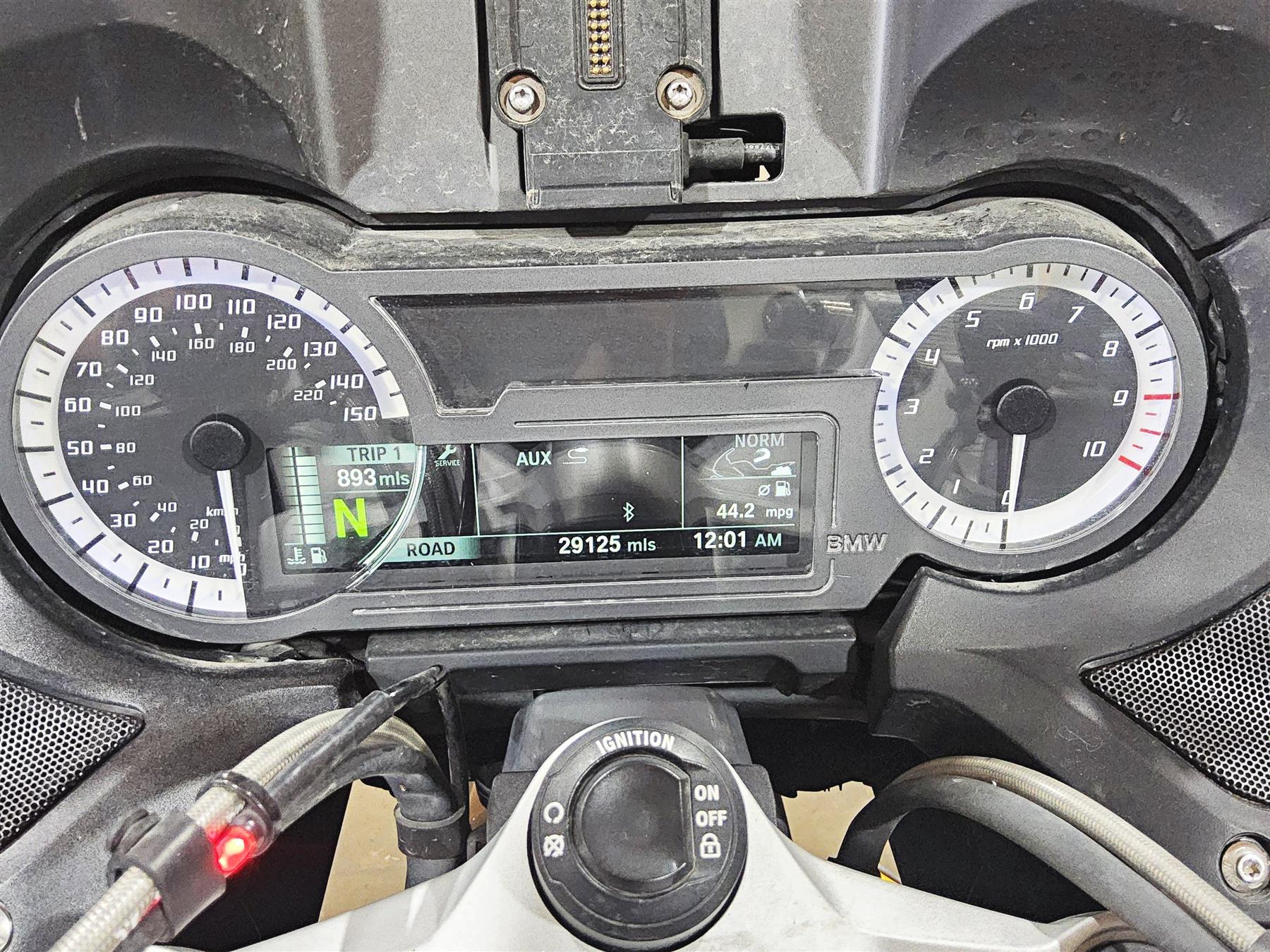 2016 BMW R1200RT RT RTW K52 Speedometer Gauge Instrument 29K 62118554693 {{ shop.shopifyCountryName }} - Mototech271