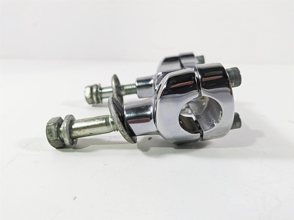 2003 Harley FLSTC Softail Heritage 100th Handlebar Holder Riser Set 56567-86B {{ shop.shopifyCountryName }} - Mototech271