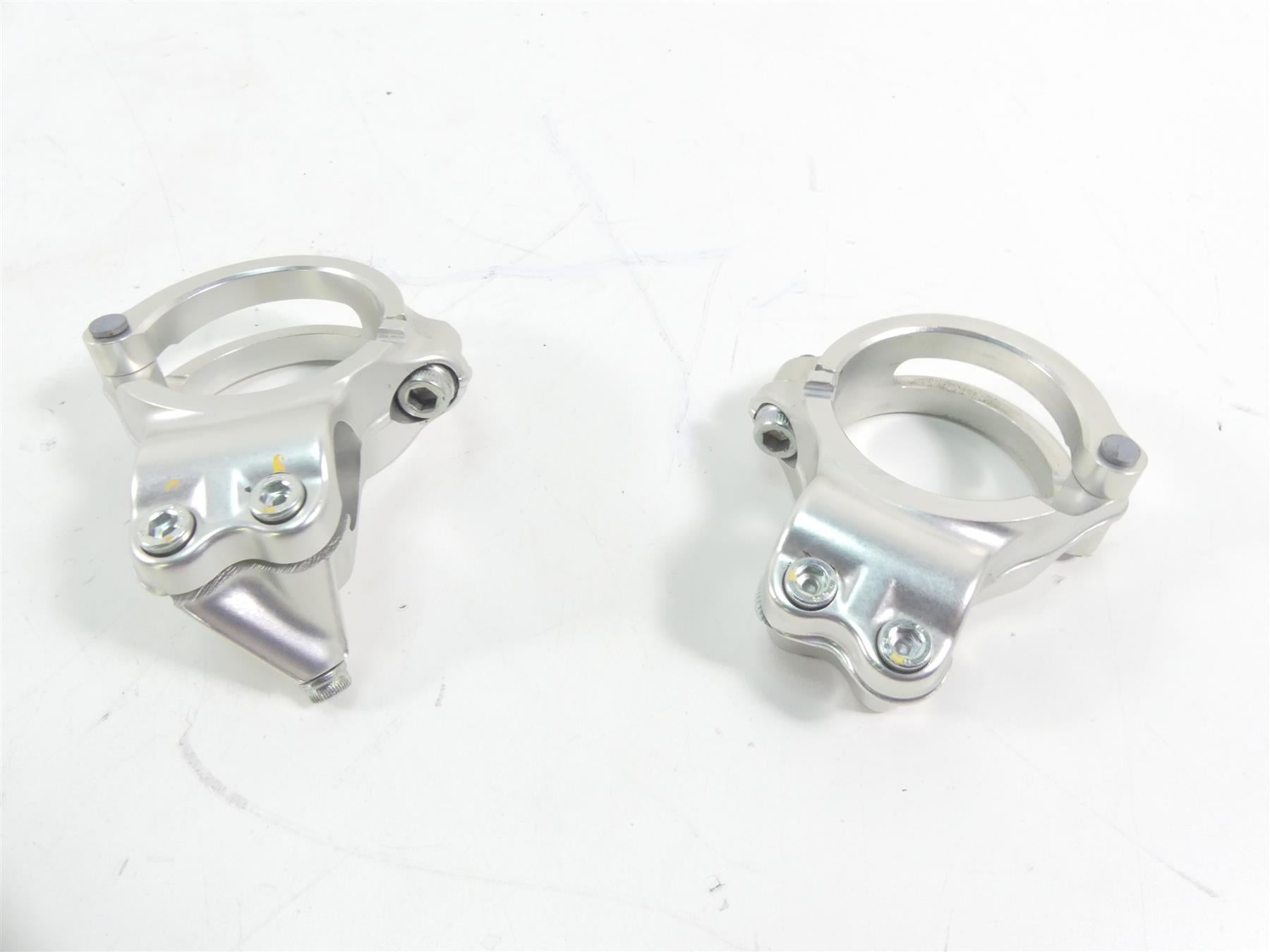 2020 Ducati Panigale V2 Clip On Handlebar Clamp Set 53mm 36011621AA 36011601AA {{ shop.shopifyCountryName }} - Mototech271