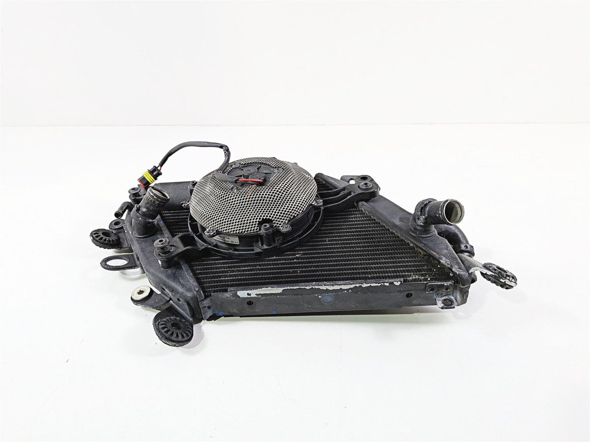 2015 Ducati Diavel Dark Left Coolant Radiator Fan Set 54840891B-Mototech271