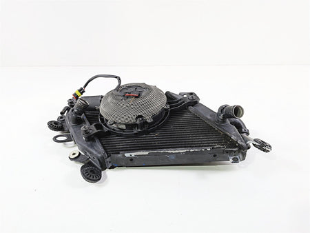 2015 Ducati Diavel Dark Left Coolant Radiator Fan Set 54840891B-Mototech271