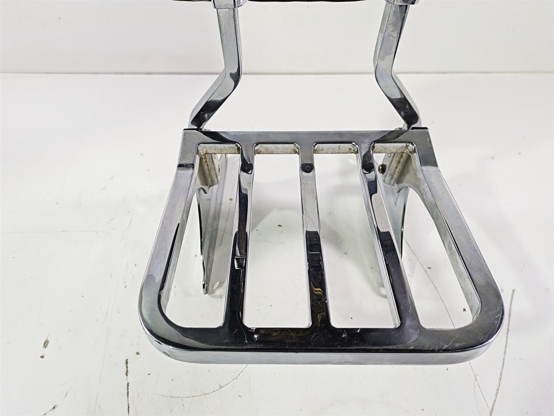 2004 Harley Softail FLSTF Fat Boy Passenger Sissybar Backrest 6 Pack Rack {{ shop.shopifyCountryName }} - Mototech271