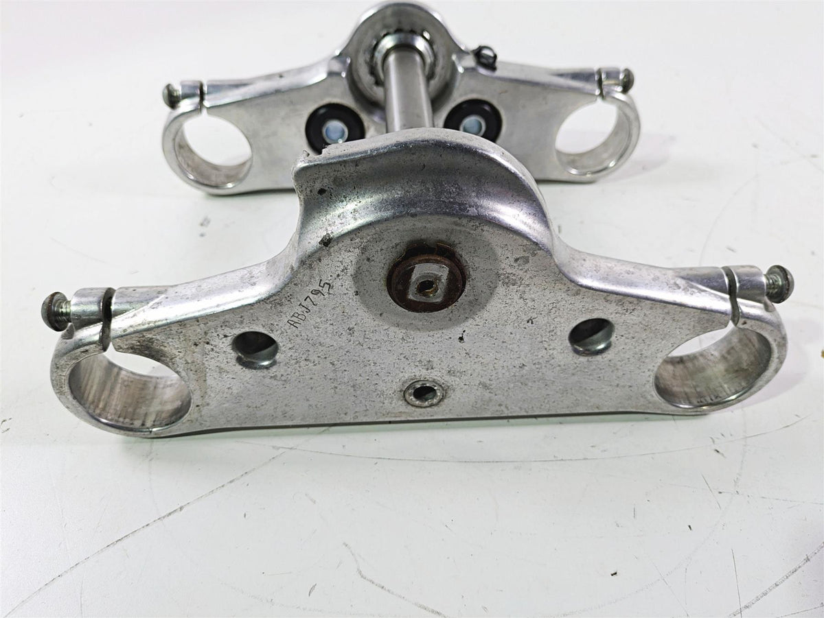 2007 Harley FXDWG Dyna Wide Glide Lower & Upper Triple Tree 49mm Set 46317-07 {{ shop.shopifyCountryName }} - Mototech271