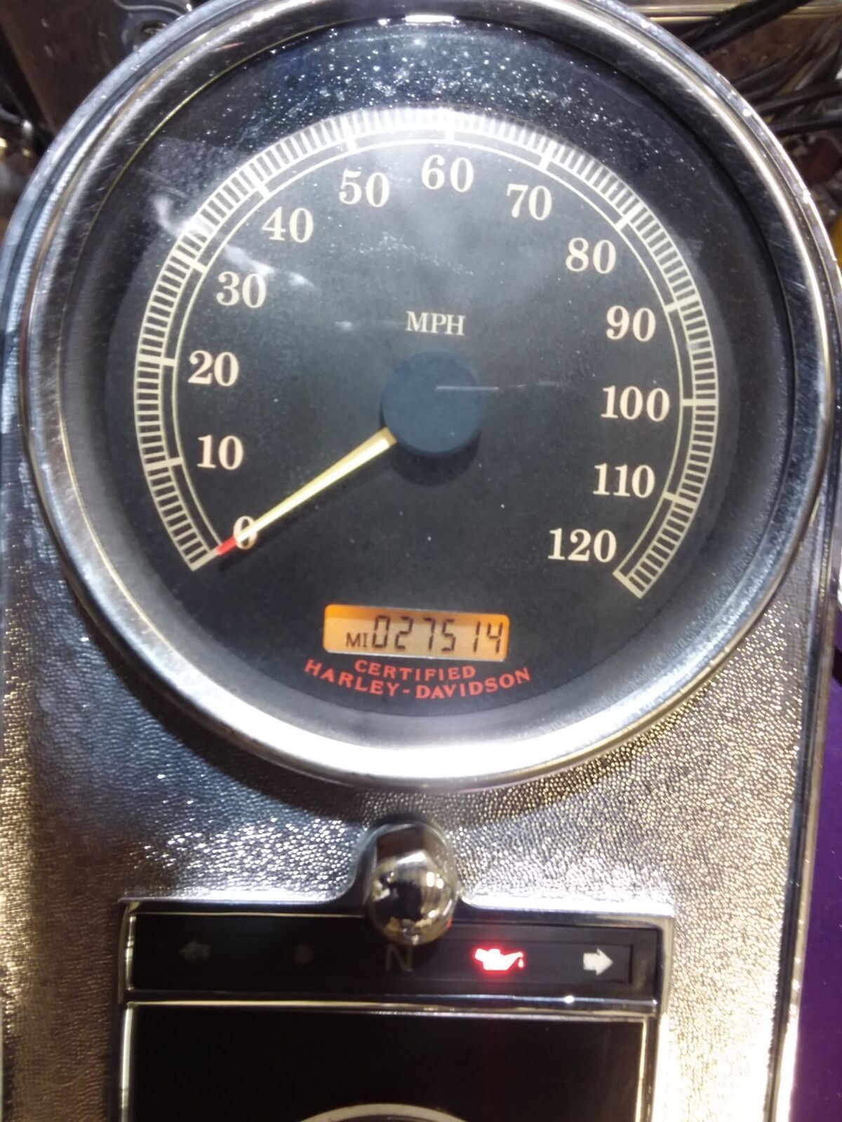 2006 Harley FLSTCI Softail Heritage Speedometer Gauge Instrument - 27K 67410-04 {{ shop.shopifyCountryName }} - Mototech271