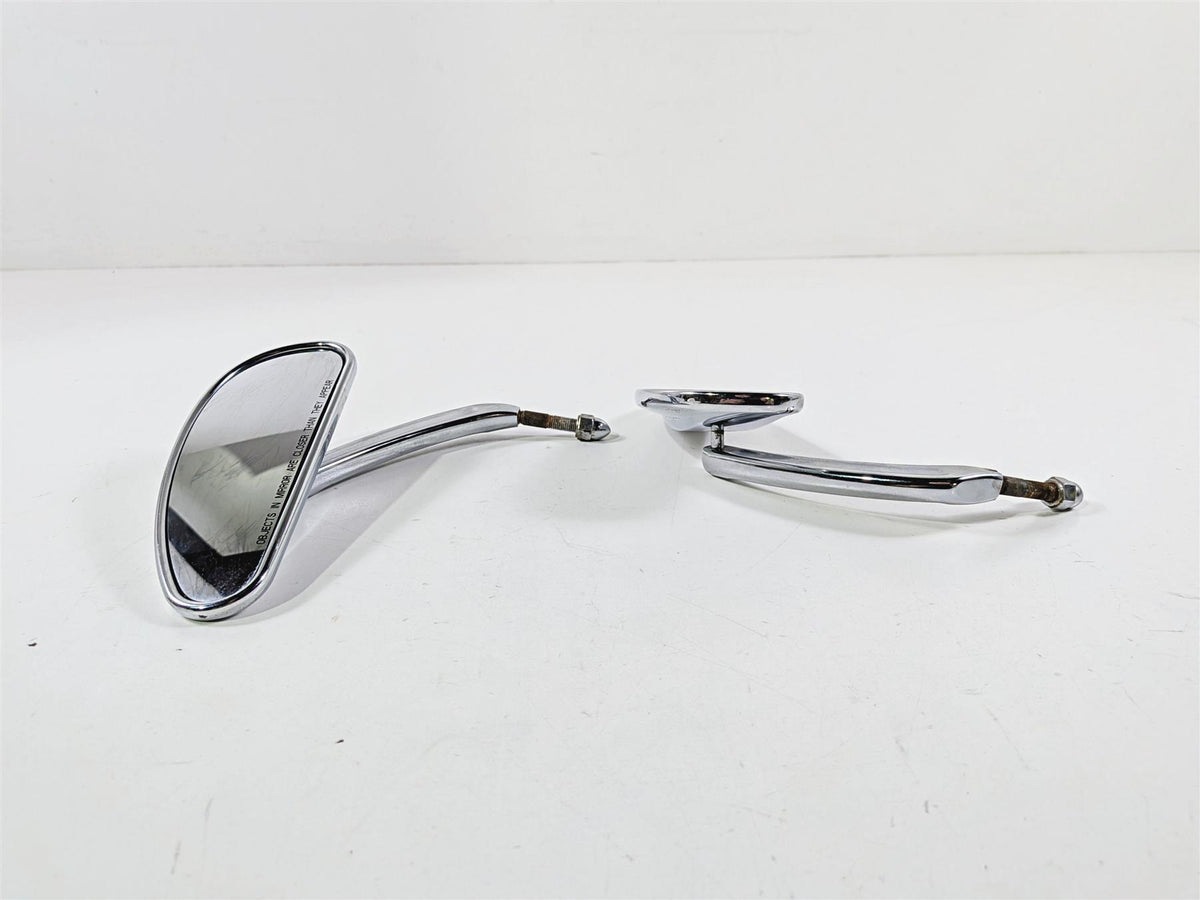 2008 Harley FXDSE CVO Dyna Teardrop Rear View Mirror Set 92344-08A 92345-08A-Mototech271