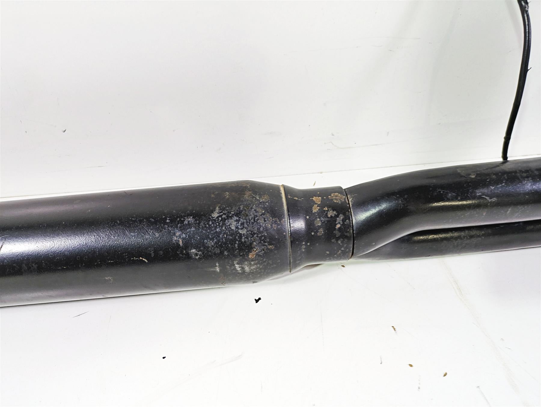 2012 Harley FLD Dyna Switchback Full Aftermarket 2 into 1 Exhaust System {{ shop.shopifyCountryName }} - Mototech271