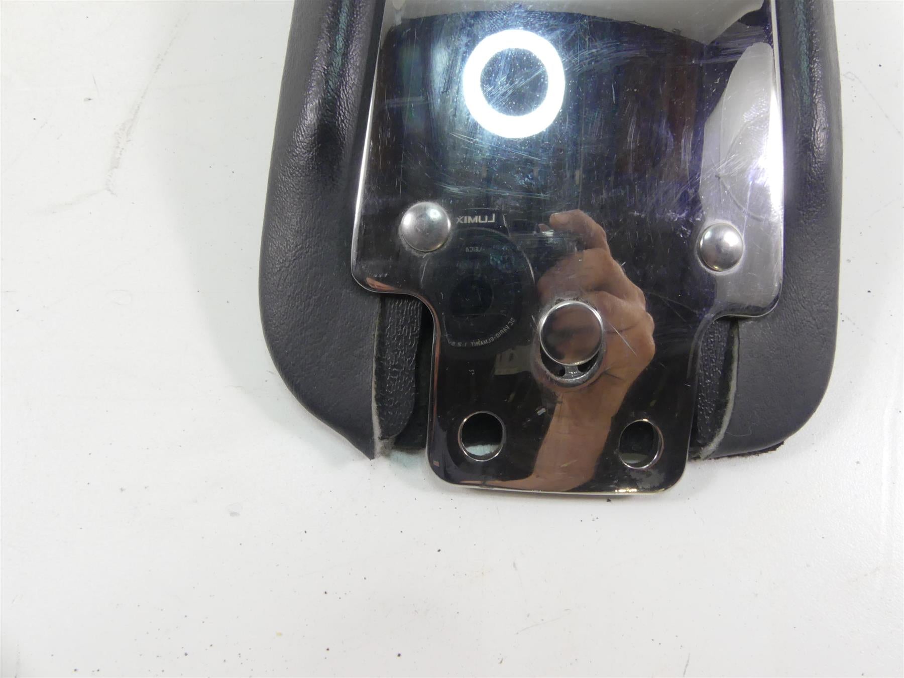 1999 Harley FXSTS Softail Springer Rear Fender Bib Chap Chrome Diamond {{ shop.shopifyCountryName }} - Mototech271
