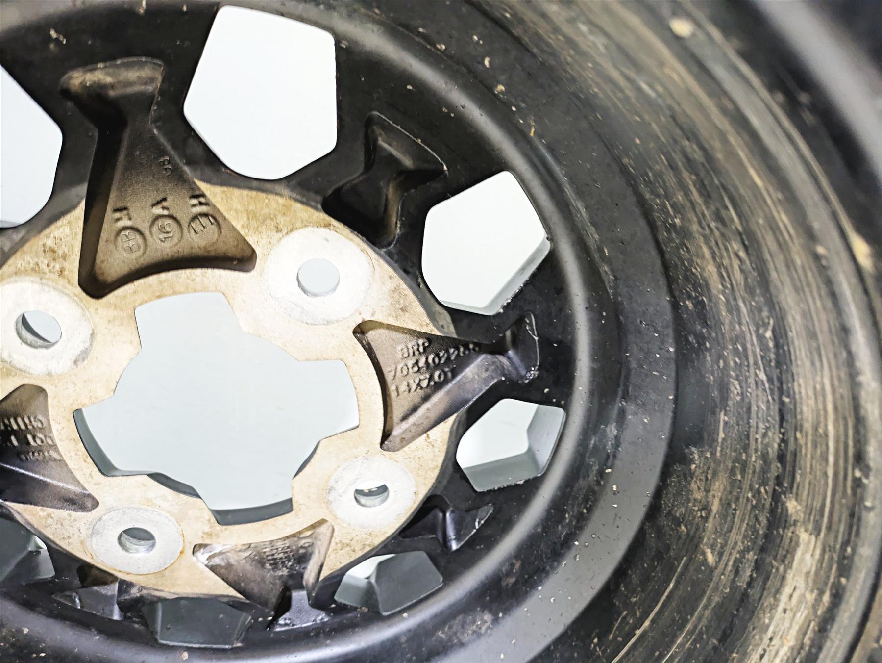 2023 Can Am Maverick X3 XMR Turbo RR Straight Wheel Rim Set 14x7 705402256 {{ shop.shopifyCountryName }} - Mototech271