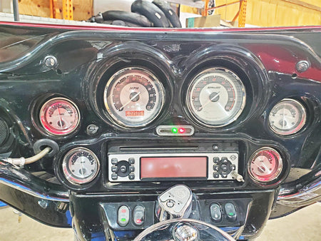 2007 Harley Touring FLHTCU SE CVO E-Glide Speedo Tacho Gauge Set 35K 67516-04B {{ shop.shopifyCountryName }} - Mototech271