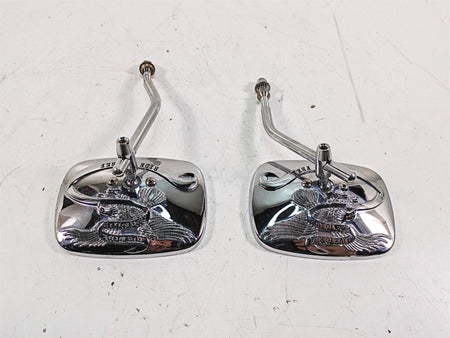 2006 Harley Softail FXSTSI Springer Live To Ride Chrome Mirror Set 91845-03B {{ shop.shopifyCountryName }} - Mototech271