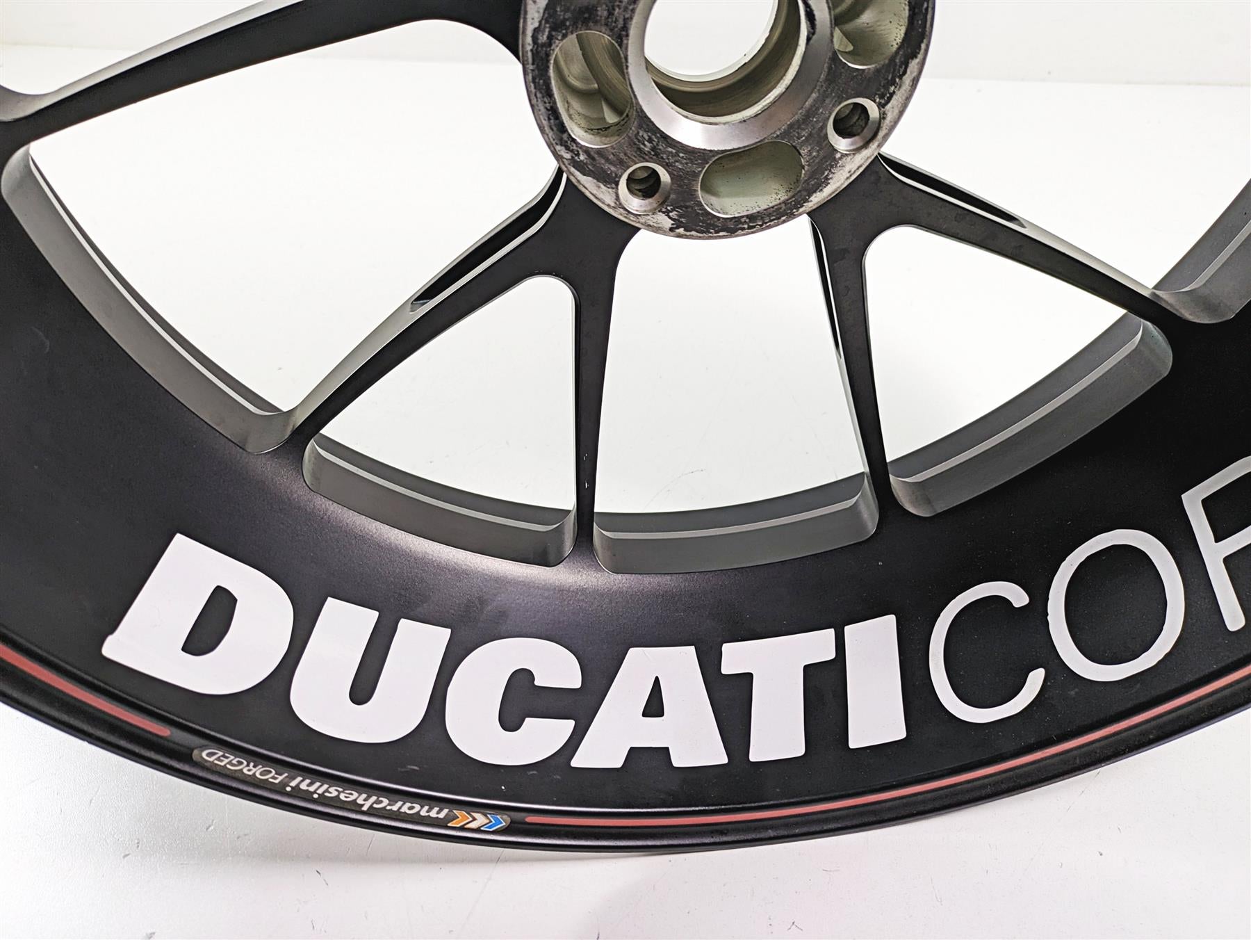 2011 Ducati Hypermotard 1100 Evo SP Rear Marchesini Wheel Rim 17x5.5 50221291AB {{ shop.shopifyCountryName }} - Mototech271