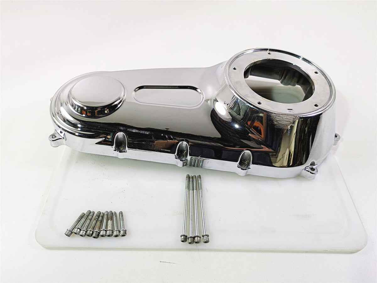 2008 Harley FXCWC Softail Rocker Outer Primary Drive Clutch Cover 60784-06 {{ shop.shopifyCountryName }} - Mototech271