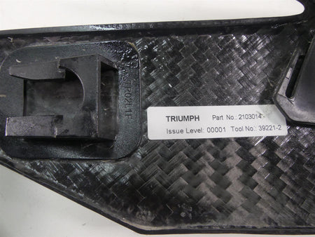 2020 Triumph Speed Triple RS 1050 Left Nice Side Carbon Fiber Cover T2103014 {{ shop.shopifyCountryName }} - Mototech271