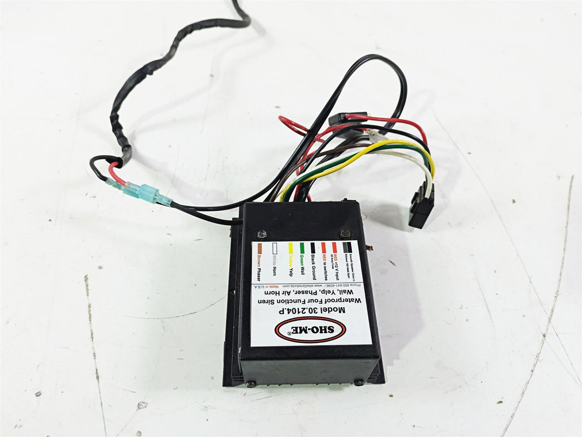 2008 Harley Touring FLHTP Electra Glide Sho-Me 4 Function Siren Box 30.2104 {{ shop.shopifyCountryName }} - Mototech271