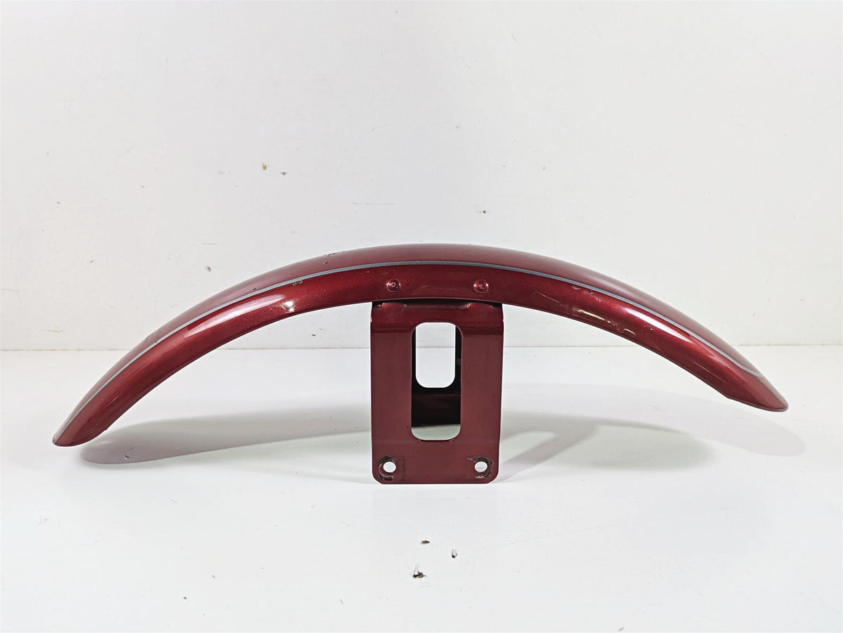 2007 Harley Sportster XL1200 C Front Fender Fire Red Pearl - Dent 58998-83E {{ shop.shopifyCountryName }} - Mototech271