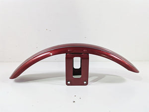 2007 Harley Sportster XL1200 C Front Fender Fire Red Pearl - Dent 58998-83E