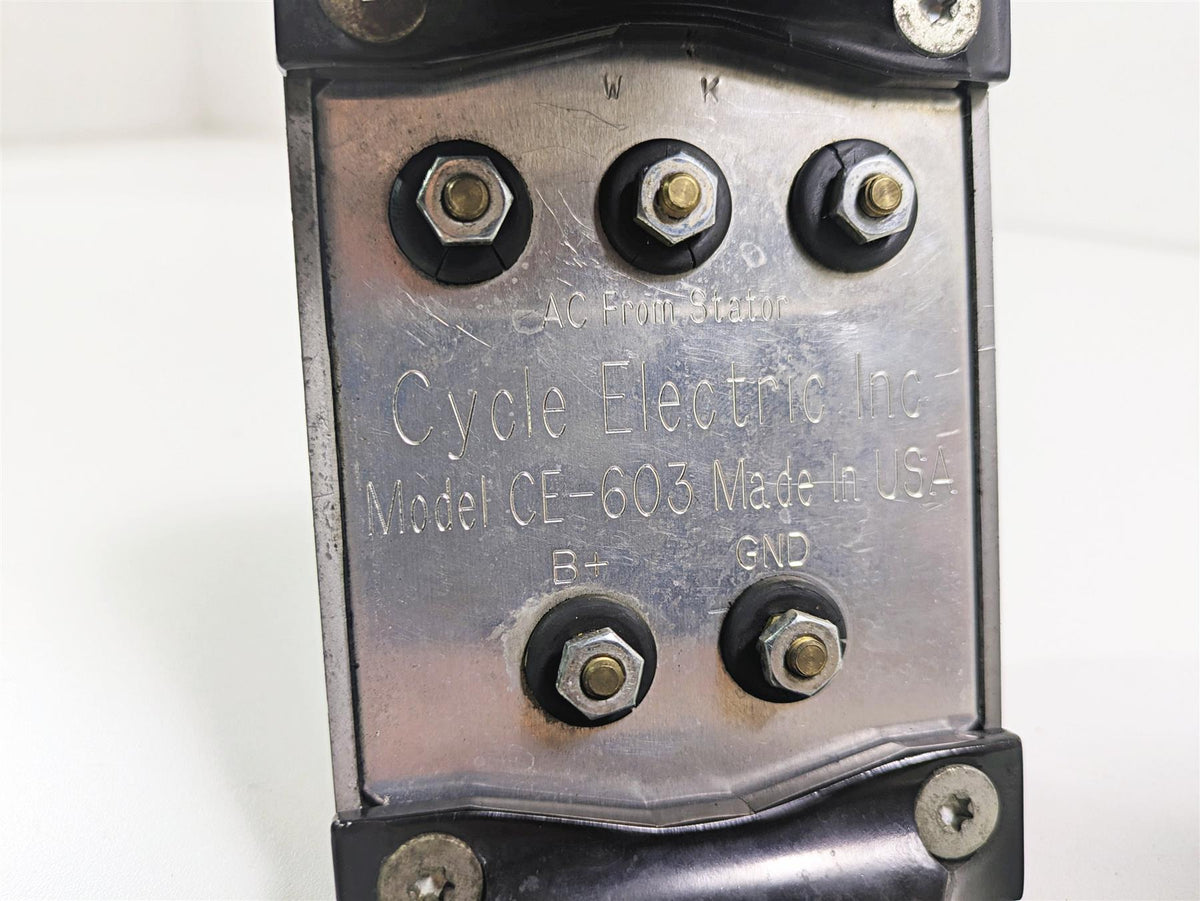 1984-up FLH FLT and all FXR models Cycle Electric Rectifier Voltage Regulator CE-603 {{ shop.shopifyCountryName }} - Mototech271