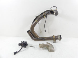 2017 Ducati Monster 1200 S Oem Exhaust Rear Header Manifold & Servo 57211632A