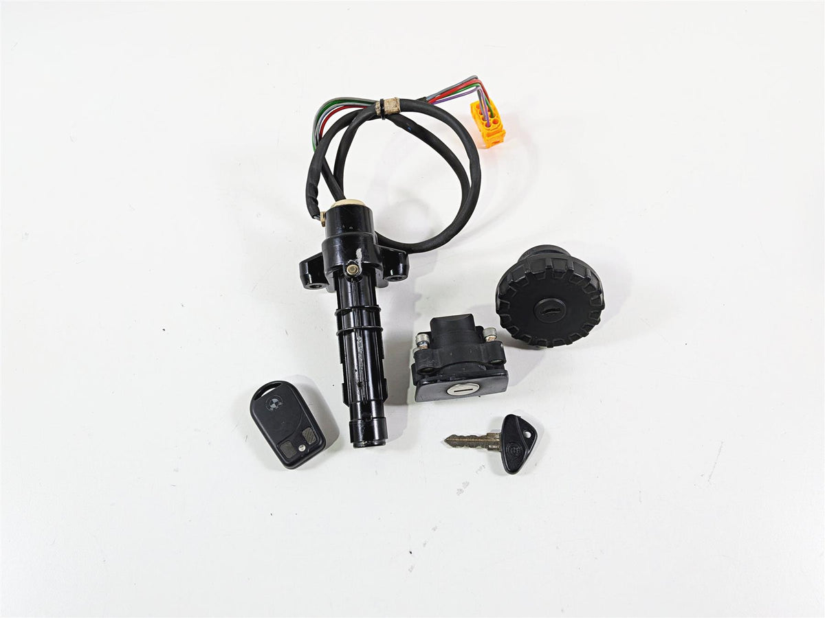 2002 BMW K1200LT 89V3 Ignition Switch Key Fuel Gas Cap Set 51252347015 {{ shop.shopifyCountryName }} - Mototech271