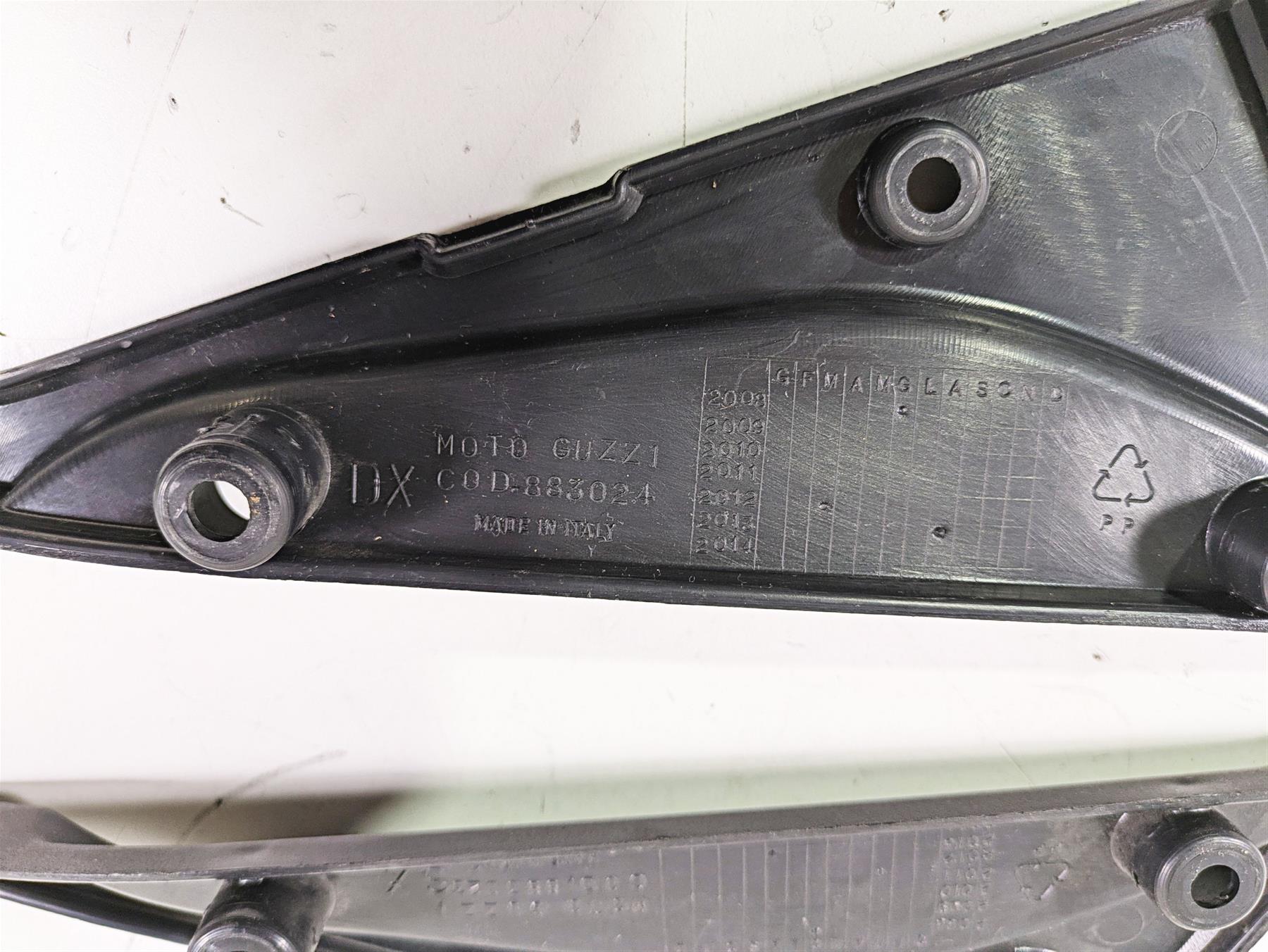2016 Moto Guzzi Stelvio 1200 8V NTX Under Seat Fairing Set 883024 883023 {{ shop.shopifyCountryName }} - Mototech271
