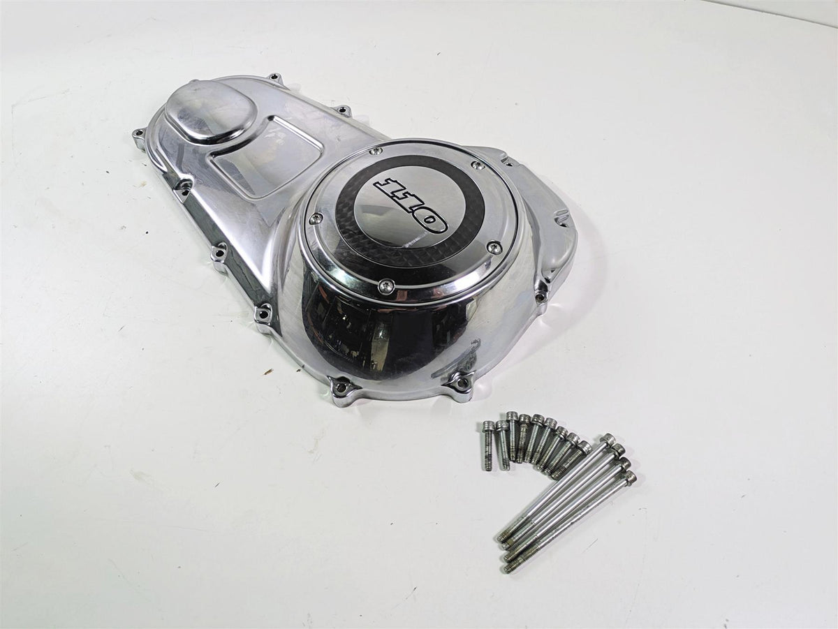 2010 Harley Touring FLHXSE CVO Street Glide Outer Primary Clutch Cover 60553-07A {{ shop.shopifyCountryName }} - Mototech271
