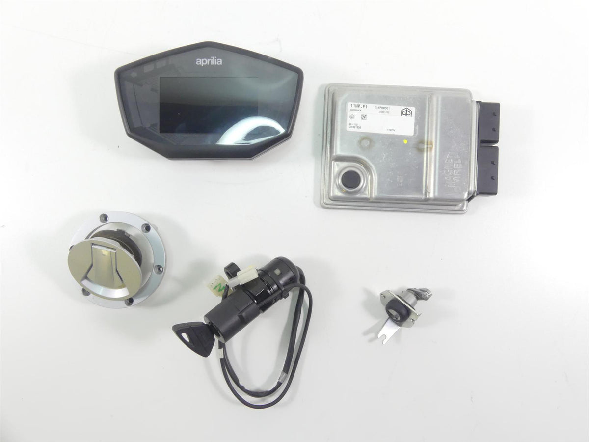 2021 Aprilia Tuono 660 Cdi Ecm Ecu Speedometer Ignition Switch Key Set CM301808 {{ shop.shopifyCountryName }} - Mototech271